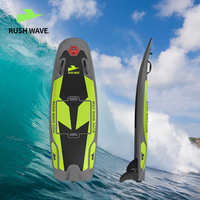 Planche de surf électrique RUSH WAVE H1 avec batterie 48v pédale pagaie Sports nautiques Jet Board comprend un sac