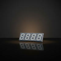 Pantalla LED de 7 Segmentos SMD COB Dgkinley, Cuatro Dígitos, 0.39 Pulgadas, 10 mm, Súper Rojo, 3 V, Uso en Interiores, Píxeles de 2 mm