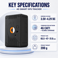Dispositivo de Rastreo GPS 4G Q7Pro con 6000mAh de Larga Duración, Localizador Portátil de Vehículos y Activos con Rastreo en Tiempo Real y Alertas