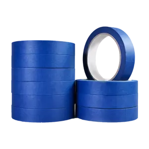 Water Acrylic Glue Blue Painters Adhesive 35Mm Protection Resistant Paper Painting 14 Days Uv Masking Tape