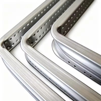 Barre d'espacement en aluminium soudée haute fréquence Usunk 6A pour verre isolant double vitrage IGU