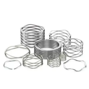 OEM SS301 Multi Wave Spring Galvanize Custom Special Shape with Plain End Wholesale Spare Parts Washer Flat Spring Spiral Spring