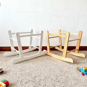 <span class=keywords><strong>Neonato</strong></span> <span class=keywords><strong>portatile</strong></span> uncinetto bambino Rocker in legno massello moderno bambino a dondolo culla Moses cesto per neonati - Product Image 1