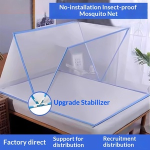 Moustiquaire pliable sans installation pour dortoir étudiant, en polyester, personnalisable pour usage domestique - Product Image 2