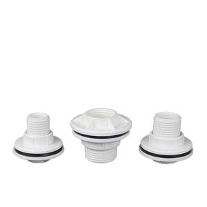 Connecteur de réservoir d'eau en PVC DASXJT, diamètre 12 mm, accessoire d'aquarium en plastique durable, filetage interne/externe, forme cylindrique - Product Image 1