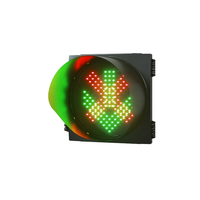 Feu de signalisation routière LED 300 mm avec croix rouge et flèche verte pour la sécurité des tunnels et des stations de péage