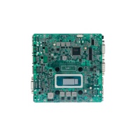 Placa Base Yantronic Nana ITX, Tamaño Pequeño, 2 LAN, 2 COM, 8 Puertos USB, 12x12cm, Compatible con CPU I5-1215U/1235U, 12-19V, N100, Linux