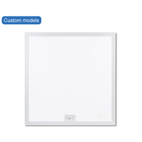 Lámpara de Panel Plano Inteligente LED Regulable con Pantalla Blanca, Aplicación y Control Remoto para Oficina en Casa
