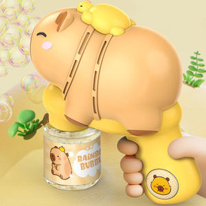 Productos de Venta caliente Capybara Apariencia Linda pistola de burbujas de dibujos animados Juguetes Niños Totalmente eléctrico automático de mano con música - Product Image 6