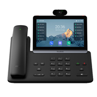 Téléphone IP vidéo professionnel SIP-T88V Pro avec écran tactile 7 pouces, caméra 5MP, 720P, Android 13, Wi-Fi 6, Bluetooth 5.0, PoE, 16 comptes SIP, VoIP SIP
