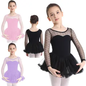 Vêtements de danse d'entraînement en coton, compétition enfants filles adultes, justaucorps de danse, jupes tutu, vêtements de gymnastique, justaucorps de gymnastique rythmique