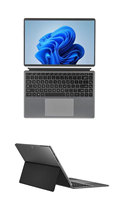 Ordinateur portable tactile 2-en-1 de 14 pouces flambant neuf, écran IPS FHD Intel N95, 12 Go de RAM, Windows 11 Home, SSD métallique, clavier anglais