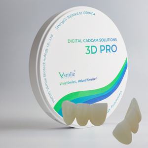 Disques de zirconium machine à cames dentaires 98mm <span class=keywords><strong>Vsmile</strong></span> 3D céramique de zircone multicouche utilisée en dentisterie - Product Image 5