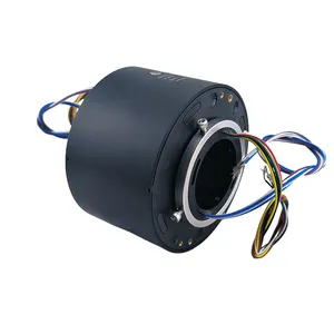 Guren Waterproof Slip Ring,360 Rotary Union Electrical Connector,6 Wires,10A,Can Be Customized