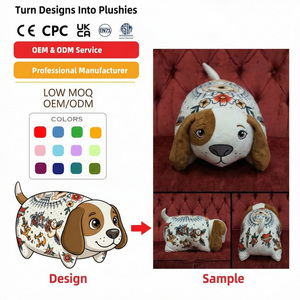 Fabricante de Juguetes de Peluche Personalizados, Mini Gato con Estampado de Corazón, Regalos Corporativos Personalizados, Bichón Frisé Bailarina de Ganchillo, Muñeca de Trapo Personalizada - Product Image 2