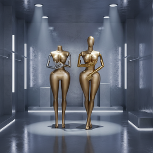 หุ่นโชว์เสื้อผ้าผู้หญิงแบบเต็มตัว ทรงผมหยิก สำหรับขายส่ง - Product Image 1