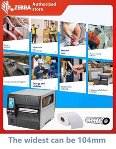 Hot-bán ngựa vằn zt411 RFID công nghiệp nhãn Máy in mã vạch tự dính nhãn cổng mạng cho tài sản cố định mã QR trong kho - Product Image 4