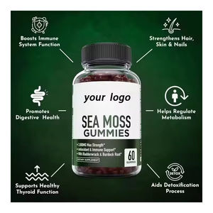 Organic Irish Bulk Vegan Sea Moss <b>Gummy</b> <b>Candy</b> with Bladderwrack Burdock Root & Elderberry Healthcare Supplement - Product Image 5