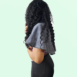 Cape de maquillage en microfibre personnalisée avec LOGO Serviettes de beauté <span class=keywords><strong>pour</strong></span> esthéticienne <span class=keywords><strong>pour</strong></span> les soins du visage, <span class=keywords><strong>masque</strong></span> démaquillant parfait <span class=keywords><strong>pour</strong></span> le salon de spa - Product Image 4