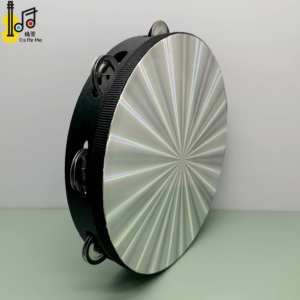 Pandereta láser con logotipo personalizado al por mayor para boda KTV fiesta instrumento Musical para adultos tambor Artificial y de madera 6,8,10 pulgadas - Product Image 3