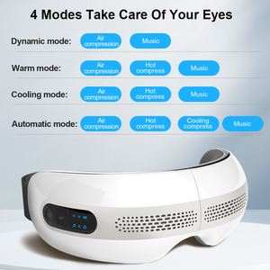 ワイヤレス電気アイマッサージャーホット & コールドコンプレス睡眠マスク音楽ホット/クール空気圧縮アイコンフォート - Product Image 3