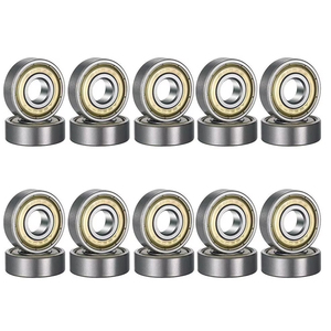 Mini-roulements à billes 608 4x7x2.5 4x10x4 5x11x4 ZZ en acier au <span class=keywords><strong>carbone</strong></span> à gorge profonde pour <span class=keywords><strong>vélo</strong></span>, voiture RC, skateboard et roues miniatures - Product Image 1