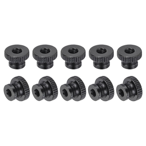 Écrous moletés à main haute résistance en acier inoxydable/acier au carbone, zingués noir, pour serrage manuel M2-M10 - Product Image 5