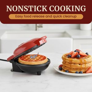 Nouvel appareil à gaufres belges automatique électrique avec certification CE CB, mini gaufrier antiadhésif pour sandwichs et gaufres à la maison - Product Image 5