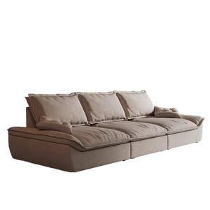 Divano Ultra-profondo in tessuto Cloud ciniglia 2024 stile <span class=keywords><strong>antico</strong></span> cinese a tre posti con retro mobile mobile posteriore elegante - Product Image 5