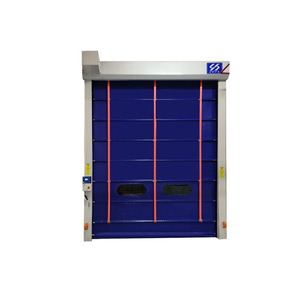 Prezzo all'ingrosso industriale automatico ad otturatore rapido a <span class=keywords><strong>cerniera</strong></span> tipo porta porta ad alta velocità <span class=keywords><strong>in</strong></span> Pvc porta veloce rotolamento porta <span class=keywords><strong>per</strong></span> officina - Product Image 3
