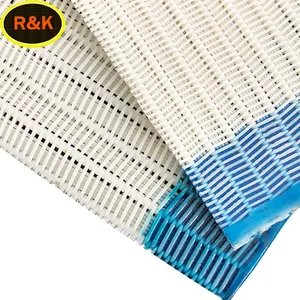 Polyester spiral dryer screen press filter sludge dewatering mesh belt