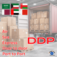 Transitaire LCL, livraison express, transport aérien, agent maritime DDP de Chine vers l'Arabie Saoudite, le Koweït, le Qatar, Oman, porte à porte