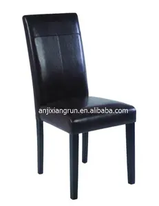 Ensemble de 4 chaises de salle à manger en cuir marbré marron, au design magnifique, vente en gros