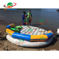 Bateau gonflable flottant pour sports nautiques, ski nautique, remorquable pour adultes