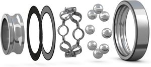 ตลับลูกปืนสเตนเลสสำหรับเดี่ยว C3 SKF6006-2RS1แบบเรเดียลตลับลูกปืนเม็ดกลมสำหรับทำจากสเตนเลสแถวเดียว - Product Image 2