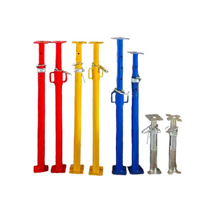Supports en acier rétractables en gros pour chantiers de construction, tiges de support réglables thermolaquées, en stock chez le fabricant - Product Image 4