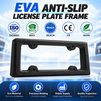 Cadre de plaque d'immatriculation avant, protection de pare-chocs en mousse EVA, anti-poussière, anti-insectes, insonorisant, écologique, ajustement universel