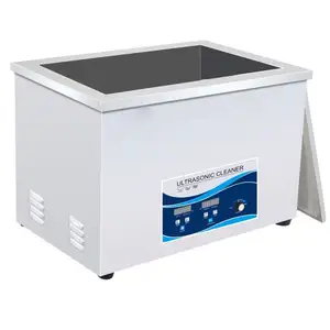 Máquina integrada ultrasónica Industrial para limpieza de aceite pesado, baño ultrasónico de 28/40Khz, 30l