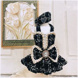 تصميم جديد أزياء فاخرة عالية الجودة حجر الراين XXS الكلب القط ملابس الشتاء Xxx كلب صغير محبوب ملابس الحيوانات الأليفة الكلاب - Product Image 6