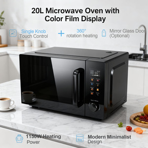 <span class=keywords><strong>Micro</strong></span>-ondes 3 en 1 20L maison multi-fonctionnel petit appareil type de <span class=keywords><strong>plateau</strong></span> tournant détachable avec chaleur élevée et chauffage uniforme - Product Image 5