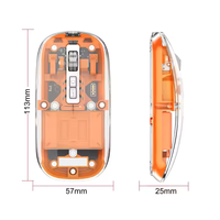 Nuevo Mouse Ergonómico Inalámbrico Recargable para Juegos M133 2026 con Retroiluminación LED RGB de Alta Resolución y Tecnología BT de Tres Modos