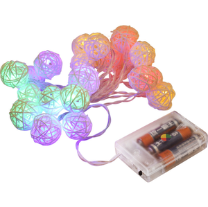 3cm Led Rattan String Lights articolo per feste di buon compleanno festa di san valentino luce a LED con bianco caldo caldo colorato - Product Image 5