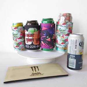 RYO Neoprene Insulated Thermal Slim 12oz Waterproof Can Cooler with Custom Logo Slap Wrap Full Printing for Outdoor Use - Product Image 4