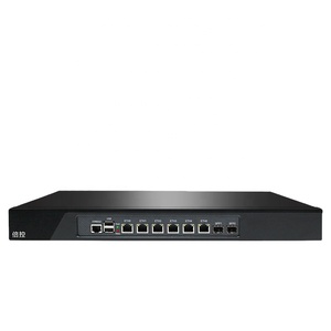 Pare-feu à montage en Rack 1U LGA1151 9700 2.5Gigabit 6LAN Ethernet 2x10Gigabit SFP pfens Ros Open-wrt VyOS serveur de routage logiciel - Product Image 1