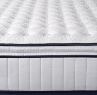 Matelas à ressorts roulé sous vide de refroidissement king size bon marché d'hôtel de haute qualité