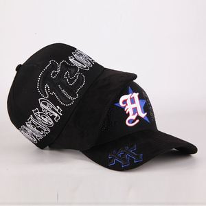 หมวกเบสบอลบุด้วยผ้าซาตินประดับด้วยพลอยเทียมของผู้ชายหมวกกีฬาระยิบระยับแบบปรับแต่งได้5แผง - Product Image 2