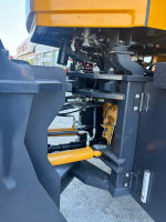 Chargeuse sur pneus compacte diesel de 1,5 tonne, 2 tonnes, 3 tonnes, 5 tonnes, mini-chargeuse frontale avec cabine climatisée pour la construction et l'agriculture