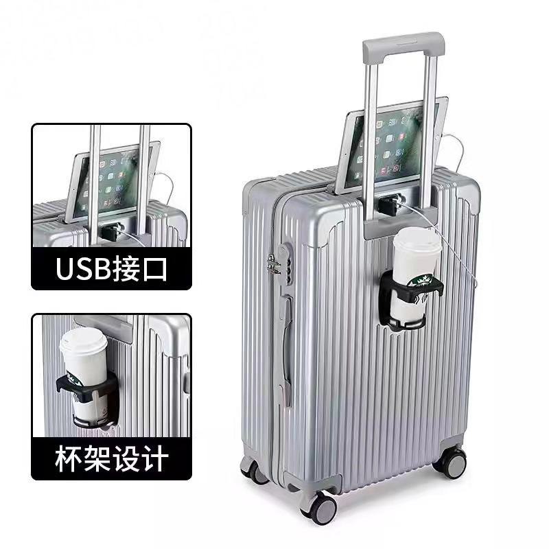 สเปซซิลเวอร์ - รุ่นซิปโปร [ที่วางแก้วอเนกประสงค์พร้อม USB]