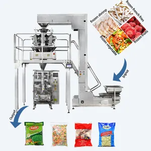 食品ナッツ用自動10/14ヘッドマルチヘッド計量機冷凍ワンタン餃子包装機