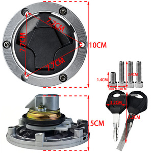 <span class=keywords><strong>Bouchon</strong></span> de <span class=keywords><strong>réservoir</strong></span> de carburant en alliage <span class=keywords><strong>d</strong></span>'aluminium CNC modifié pour moto - Modification de performance, fabrication de haute qualité, directement de l'usine - Product Image 2
